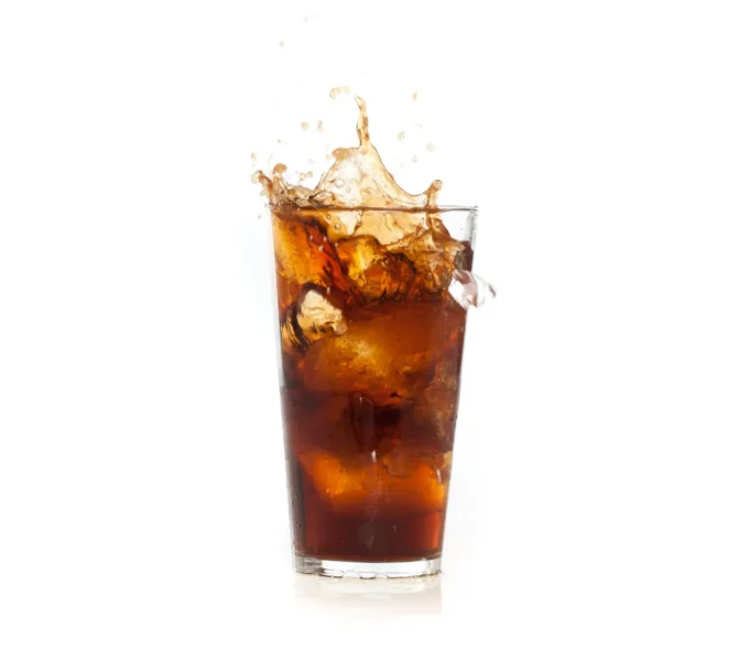 Chilled Coca-Cola soft drink