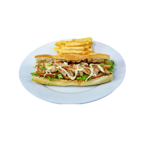 Chicken Sandwich with fries and drink