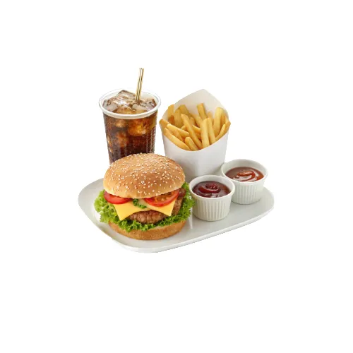 Paa's Royal Bun W/ Fries And Drink
