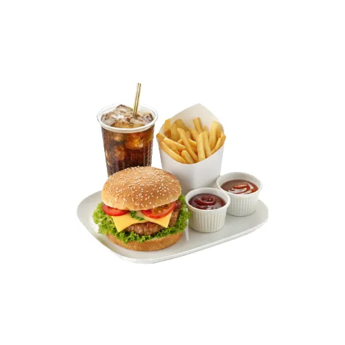 Philly cheesesteak combo with fries and drink