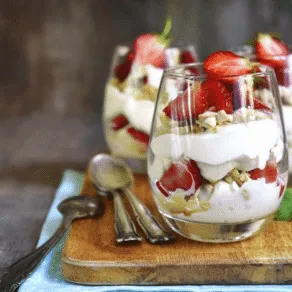 Fresh Dessert Parfait Fresh fruit dessert parfait